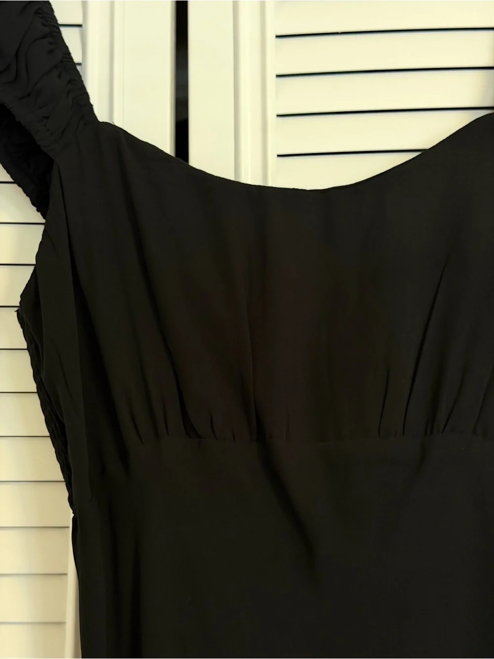Abercrombie Black Slip Midi Dress - size M
